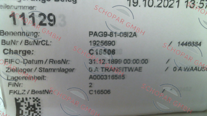 Noris-PAG9-81-06I2A price
