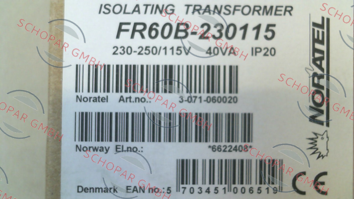 Noratel-FR60B-230115 / 3-071-060020 price