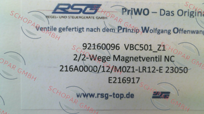 OFFENWANGER-VBC 501 12mm price