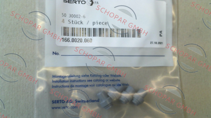 Serto-166.0020.060 / SO 30002-6 price