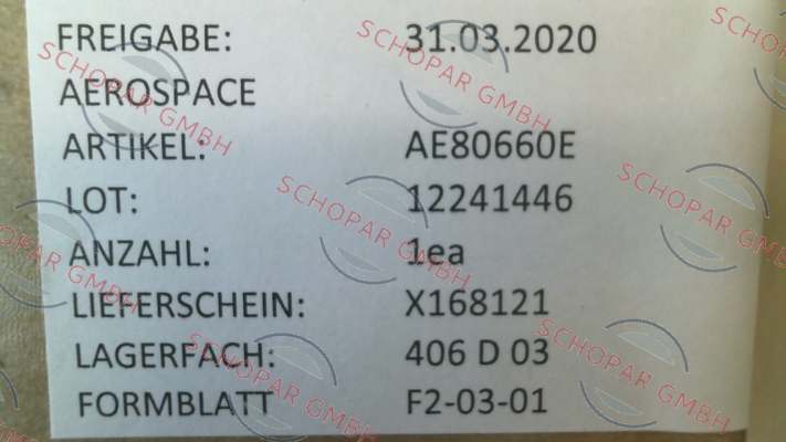 Aeroquip-AE80660E price