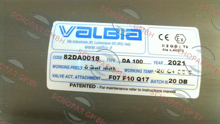 Valbia-0310000071 price