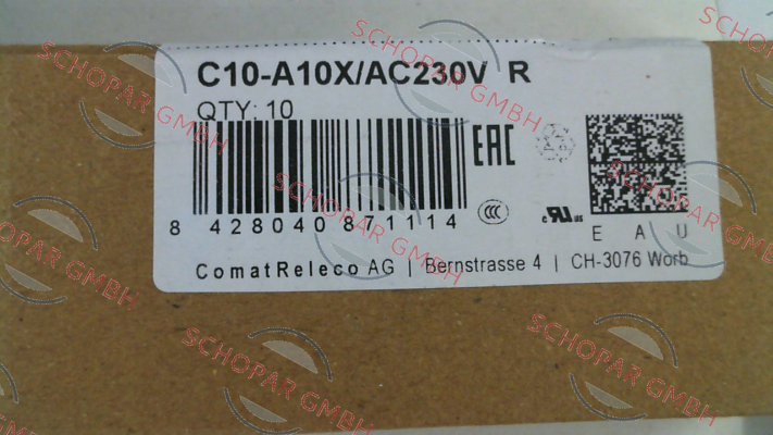 Comat Releco-C10-A10X/AC230V price
