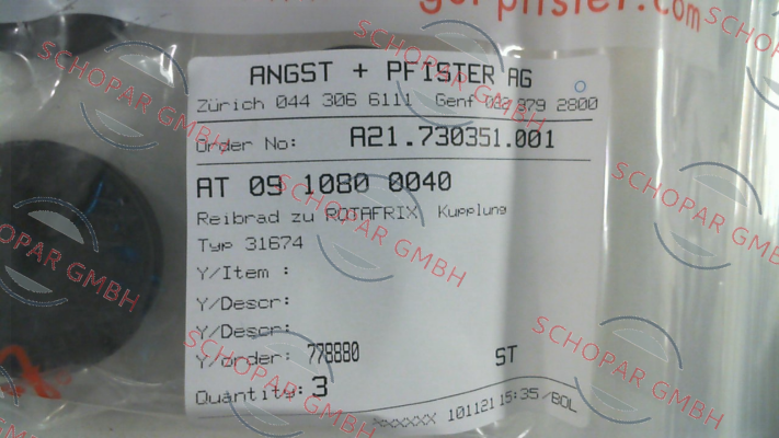 Angst-Pfister-0910800040 price
