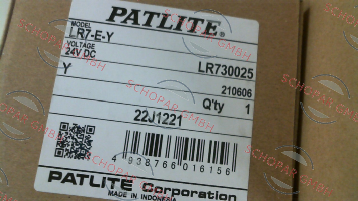 Patlite-LR7-E-Y price