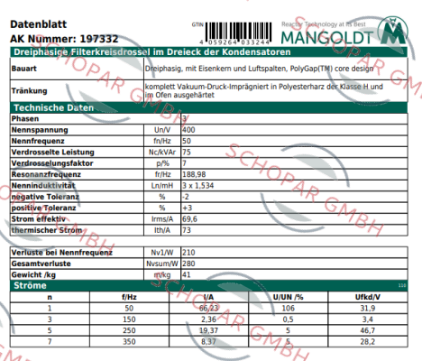 Hans von Mangoldt-197332 price