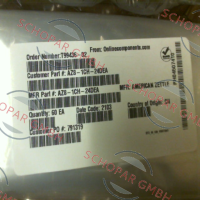 Zettler-AZ8-1CH-24DEA price