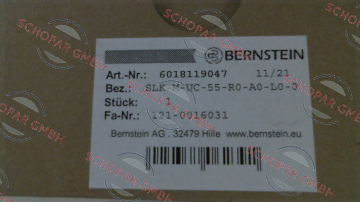 Bernstein-6018119047 / SLK-M-UC-55-R0-A0-L0-0 price