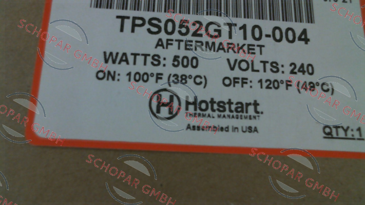 Hotstart-TPS052GT10-004 price