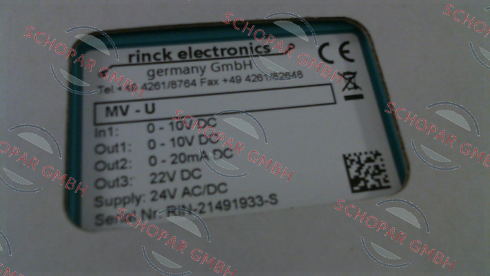 Rinck Electronic-MV-U price