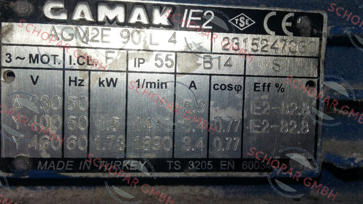 Gamak-AGM2E-90L/4-(B14-S)  price