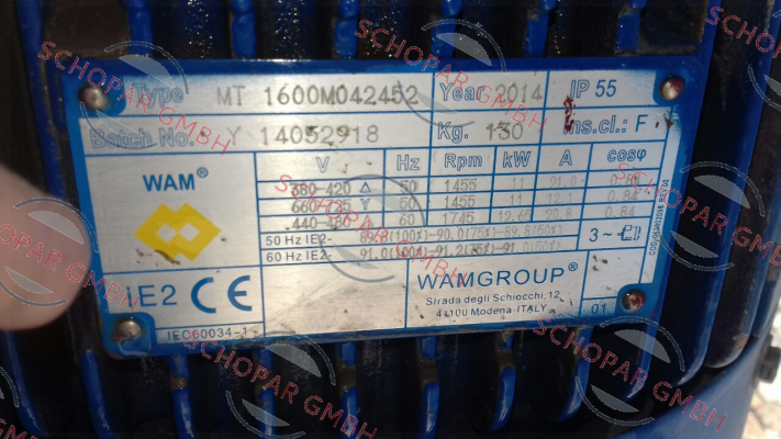 Wam-MT1600M042452  price