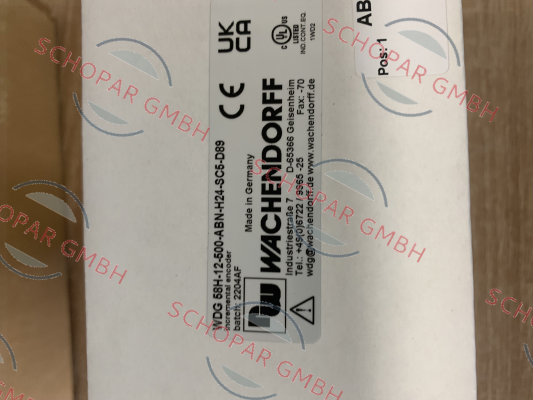 Wachendorff-WDG 58H-12-500-ABN-H24-SC5-D89 price