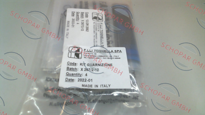 Tognella-seal set FT267/2-1/2 price