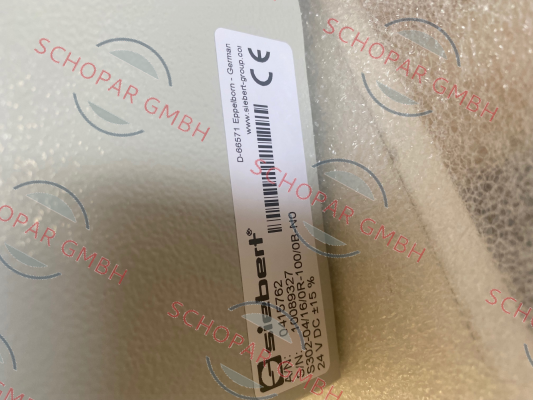 Siebert-S302-04/16/0R-100/0B-N0 price