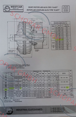 Westcar-Rotofluid Alfa 75P K 2N  price