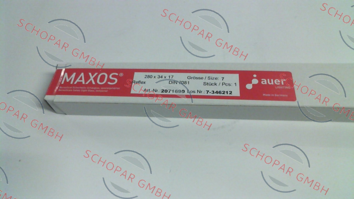 Maxos-DIN 7081-R 280 x 34 x 17 mm price