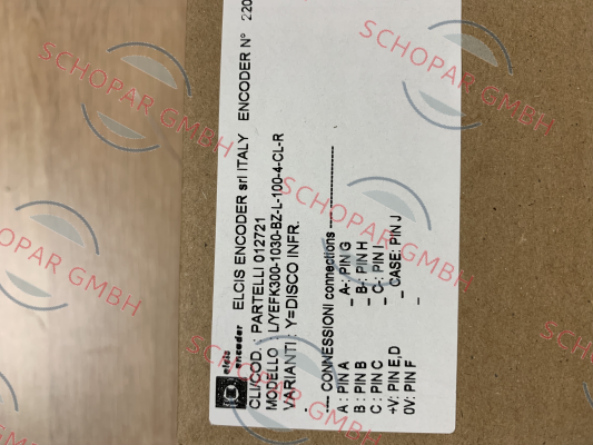 Elcis-L/YEFK300-1030-BZ-L-100-4-CL-R price