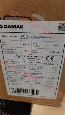 Gamak-AGM3EL 112 M 4a price