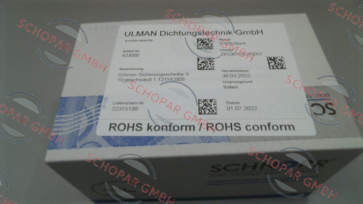 Schnorr-423 000 price