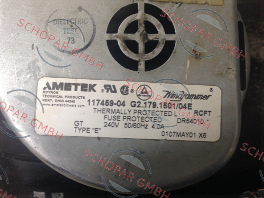 Ametek Windjammer-117459-04 G2.179.1501/04E price