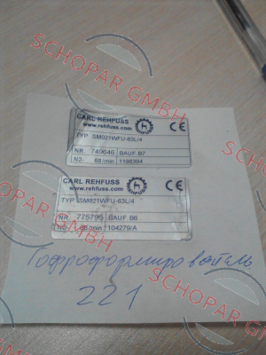 Carl Rehfuss-SM021WFU-63L/4 (805.02021.00745.0) price