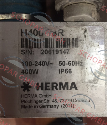 Herma-spare part for H400-16R  price