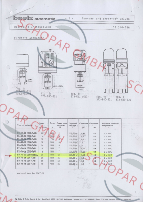 Baelz-E40-40-20(E4-Ty20)  price