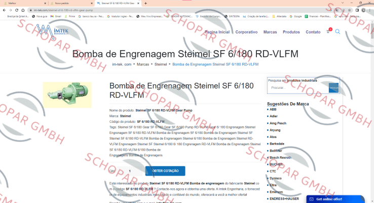 Steimel-n/p: SF 6/180 price