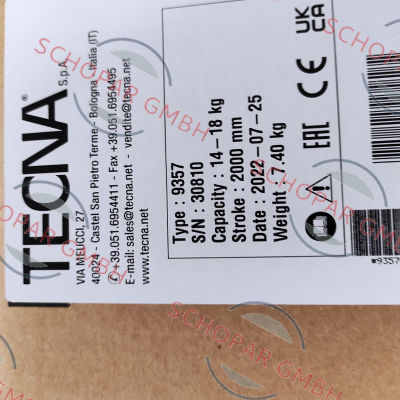 Tecna-Type 9357 price