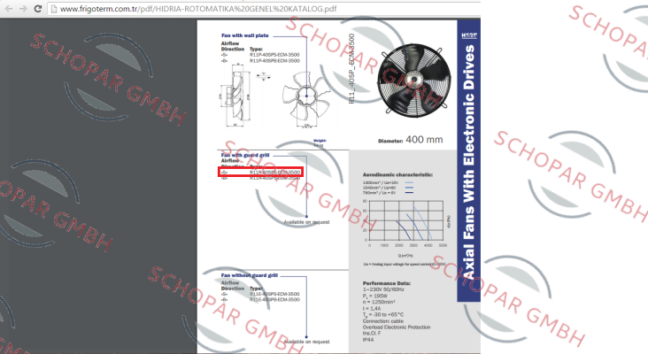 Hidria-R11R-40SPS-ECM-3500 price