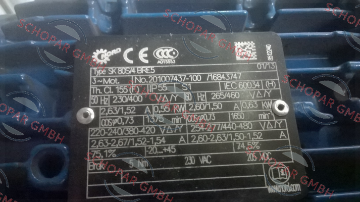 Nord-Type SK 80WS/4 BRE5, No.201007437-100 /16843747  price
