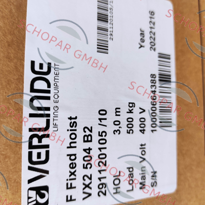Verlinde-VX2 504 B2 price