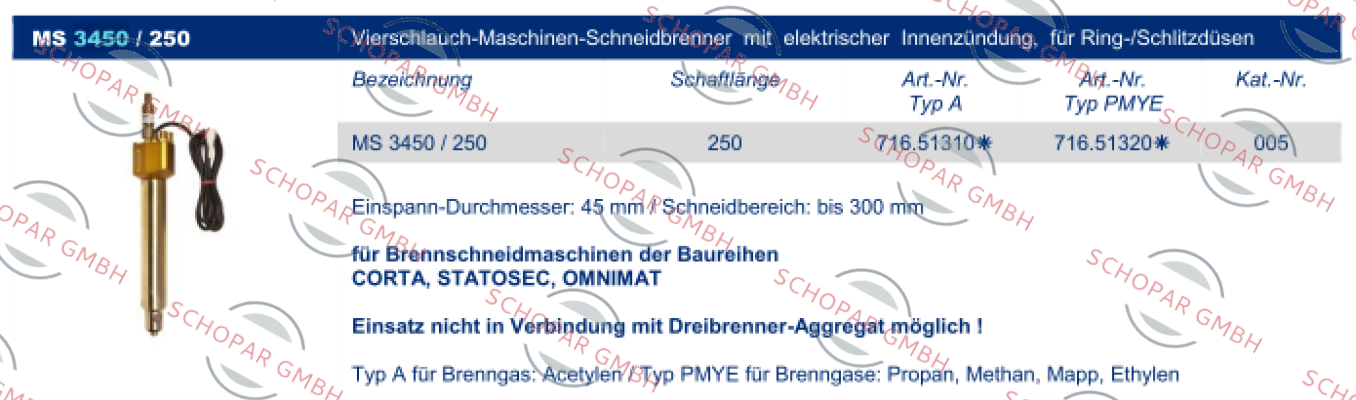 Messer-MS 3450/250-PMY price