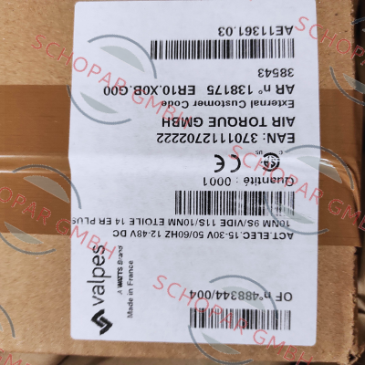 Valpes-ER10.X0B.G00 price