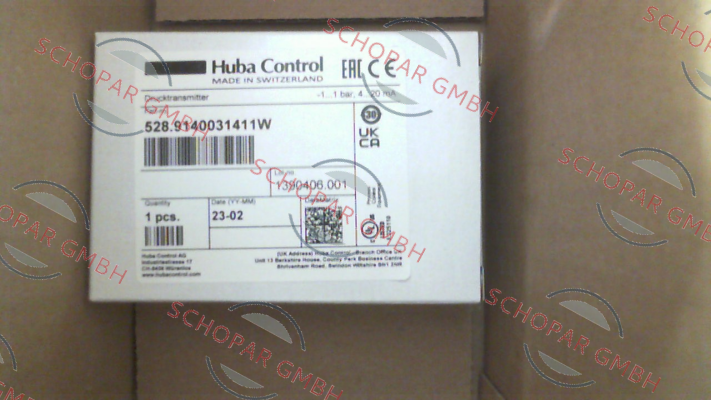 Huba Control-528.9140031411W price