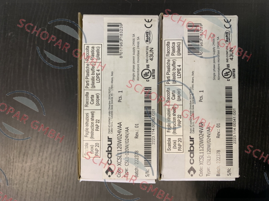 Cabur-XCSL1120W024VAA price