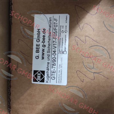 BEE-DA0000343 / GTE-78/90-04-V17-F05/F07-F schließ. price