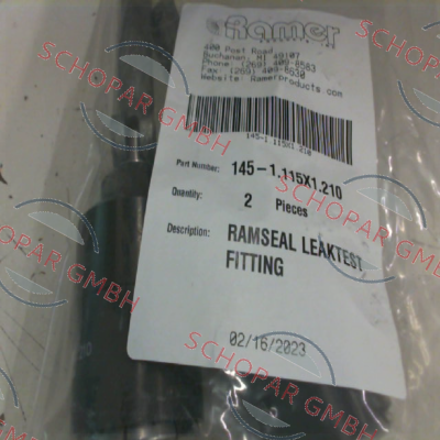 Ramer Products-RC 145 Model 1115x1210 price