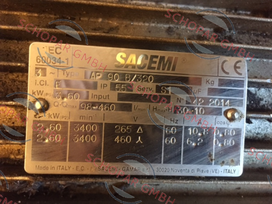 Sacemi-AP 90 B, 320 mm  price