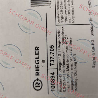 Riegler-100894 / 737.705 price