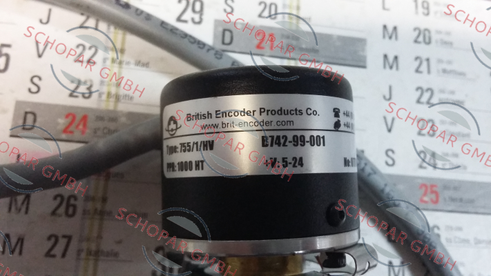 British Encoder-B742-99-001 price