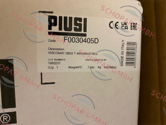 Zuwa-VISCOMAT 200-T / 1206096 price