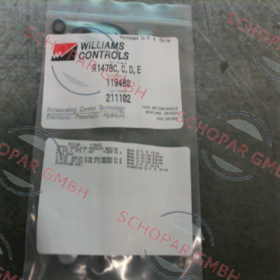 Williams Controls-R147BC price