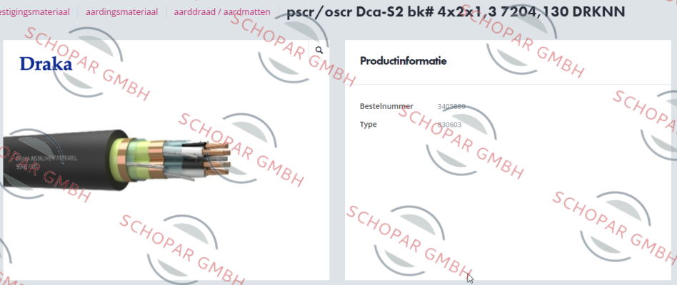 Draka-830603 price