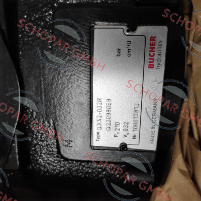 Bucher-100017812 / QX42-032R price