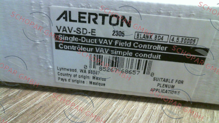 Alerton-VAV-SD-E price
