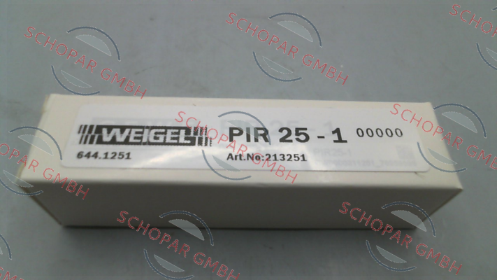 Weigel-PIR 25-1 (644.1251) price