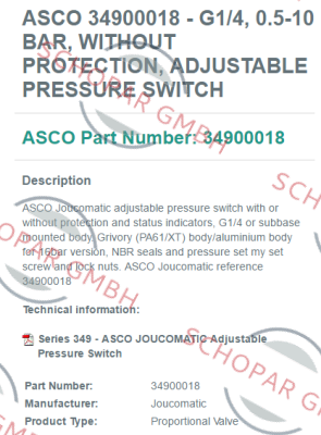 Asco-34900018 price