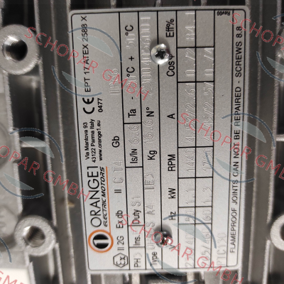 ORANGE1 (Elprom)-Typ OH 90S A 4 (II 2G Ex db IIC T4 Gb) price
